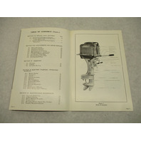 Kiekhaefer Mercury Mark 30 & 30E Outboard Operation & Maintenance Manual 1955