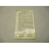 90-43224 483 Mercury Outboard Operation & Maintenance Manual 18 & 25 HP