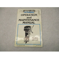 90-43224 483 Mercury Outboard Operation & Maintenance Manual 18 & 25 HP