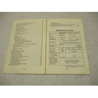 90-78326 77 Mercury Outboard Operation & Maintenance Manual Merc 4.5-20 HP