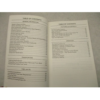 90-10244091 110 Mercury Outboard Operation & Maintenance Manual 25/30 EFI 4Stroke