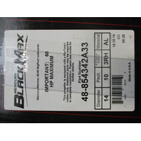 854342A33 14 x 10 P Prop for Mercury Mariner 40-60 HP 4 Stroke BigFoot Outboards