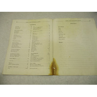 Johnson Outboard Motors Vintage "Know Your Outboard Motor" 1940s Booklet