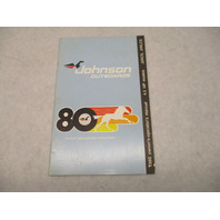 389586 Johnson Outboard Owner's Operation Manual 1980 4.5 HP J5RCS J5RLCS