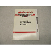 1999 Johnson 6, 8 Hp Rope Outboard Owner Operation & Maintenance Manual