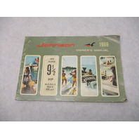 383292 Johnson Outboard Owner's Operation Manual 1969 Sea Horse 9.5 HP