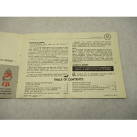385209 Johnson Sea-Horse Outboard Owner's Operation Manual 1972 9.5 HP