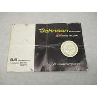 385209 Johnson Sea-Horse Outboard Owner's Operation Manual 1972 9.5 HP
