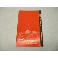 393041 OMC Johnson Outboard Owner's Operation Manual 1982 35 HP Models