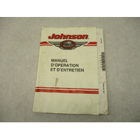 214818 2000 Johnson 40, 50 Hp Rope Outboard Owner Operation & Maintenance Manual