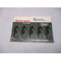 384282 Johnson Sea-Horse Outboard Owner's Operation Manual 1971 50 HP 50ES71