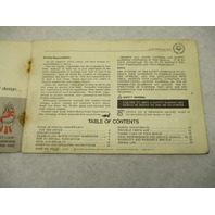 385121 Johnson Sea-Horse Outboard Owner's Operation Manual 1972 50 HP
