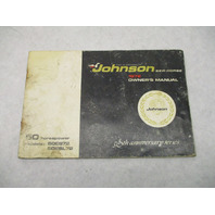 385121 Johnson Sea-Horse Outboard Owner's Operation Manual 1972 50 HP