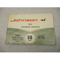382758 OMC Johnson Outboard Owner's Operation Manual 1968 55 HP Super Sea Horse GBP006393