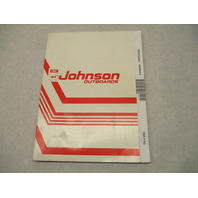 434339 1990 Johnson Outboard Owner Operation & Maintenance Manual CV-4 VRO
