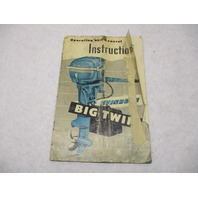 1952 203213B Evinrude Owner's Operating & Instruction Manual Big Twin 2003 2004 GBP006396
