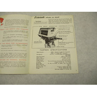 1959 204638 Evinrude Owner's Operating Manual Fastwin 18 15032 15033