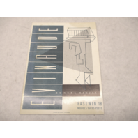1959 204638 Evinrude Owner's Operating Manual Fastwin 18 15032 15033 GBP006398