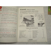 1960 204664 Evinrude Owner's Operating Manual w/Kit Starflite 75 50522 50523