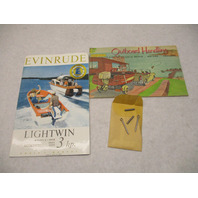 1959 204399 Evinrude Owner's Operating Manual w/Kit Lightwin 3HP Ducktwin GBP006400