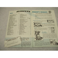 1959 204415 Evinrude Owner's Operating Manual Sportwin 10 HP 10018 10019