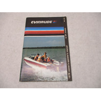 208225 Evinrude Outboard Owner's Operation Manual 6 HP 1978 6804 6805