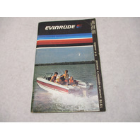 208258 Evinrude Outboard Owner's Operation Manual V-4 Models 1978 85 115 140 HP