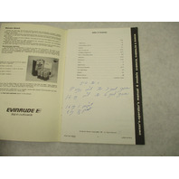 209295 1981 Evinrude Outboard Owner's Operator Manual 1982 4 Models E4WCN
