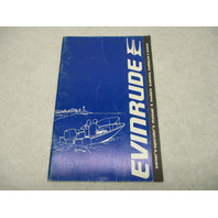 209295 1981 Evinrude Outboard Owner's Operator Manual 1982 4 Models E4WCN