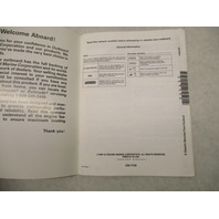 214650 1999 Evinrude Outboard Owner's Operation Manual Electric Remote Foot Control