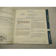 210938 1987 Evinrude Outboard Owner's Operator Manual 5 6 8 HP Models