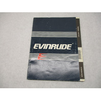 210864 Evinrude Outboard Owner's Operation Manual 40-50 HP 1988