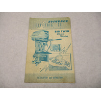 203667 Evinrude Electric 25 Big Twin Starting Installation & Instructions Guide