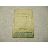 203667 Evinrude Electric 25 Big Twin Starting Installation & Instructions Manual