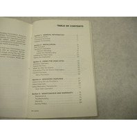 530592-1 1996 Humminbird Wide Optic Sonar Fishfinder Operations Manual OEM