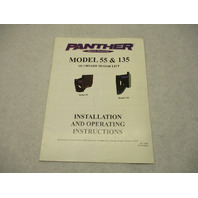99-55321 Panther 55 & 135 Outboard Motor Lift Installation Instructions Manual