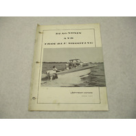 1963 Johnson Motors Outboard Diagnosis & Trouble Shooting Guide Booklet