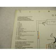 OMC Evinrude Johnson Wiring Diagram CD II 4 Deluxe thru 55 Manual Start Models