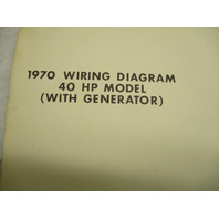 1970 OMC Evinrude & Johnson Outboard Ignition Wiring Diagrams 33-40 Hp
