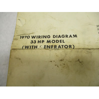 1970 OMC Evinrude & Johnson Outboard Ignition Wiring Diagrams 33-40 Hp