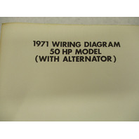 1971 OMC Evinrude & Johnson Outboard Wiring Diagrams 40-60 Hp Models