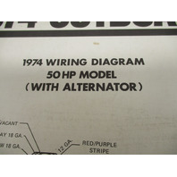 1974 OMC Evinrude & Johnson Outboard Wiring Diagrams 50 70 85 115 135 HP Models
