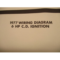 1977 OMC Evinrude & Johnson Outboard Wiring Diagrams 4-15 Hp Models