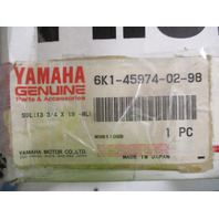 6K1-45974-02-98 Yamaha Outboard LH Painted SS 3 blade 13 3/4 X 19 Pitch "M" Prop