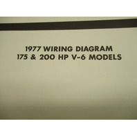 1977 OMC Evinrude & Johnson Outboard Wiring Diagrams 85-200 Hp Models