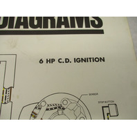 1978 OMC Evinrude & Johnson Outboard Wiring Diagrams 4-6Hp CD Ignition 9.9-15HP