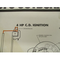 1978 OMC Evinrude & Johnson Outboard Wiring Diagrams 4-6Hp CD Ignition 9.9-15HP