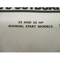 1978 OMC Evinrude & Johnson Outboard Wiring Diagrams 25 35 55 HP