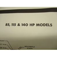 1978 OMC Evinrude & Johnson Outboard Wiring Diagrams 70 75 85 115 140 HP