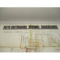 1978 OMC Evinrude & Johnson Outboard Wiring Diagrams 175 200 235 HP V6, Trim Tilt